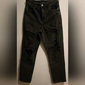 American Eagle Outfitters Charcoal Mom Jeans